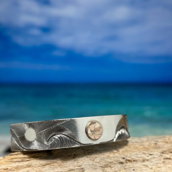 【夏季限定アイテム】K18PG KaiLaモチーフ12mm "The one Ocean"バングル - 画像 (19)