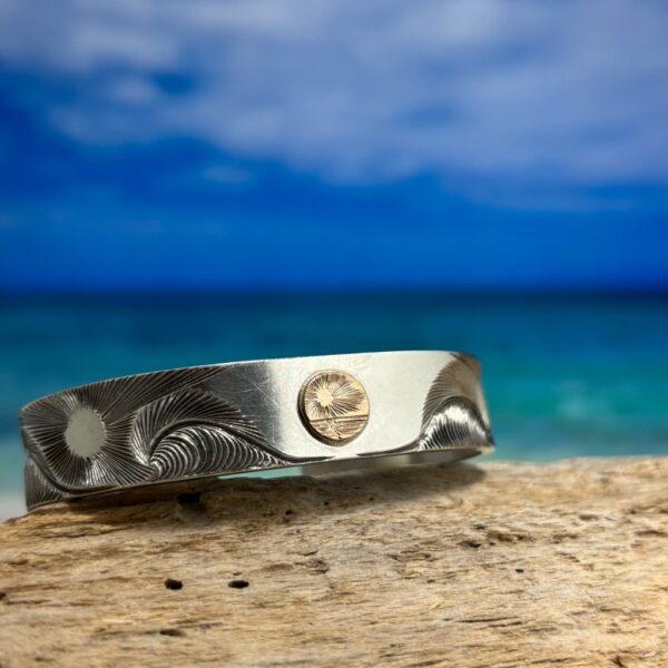 【夏季限定アイテム】K18PG KaiLaモチーフ12mm "The one Ocean"バングル - 画像 (18)