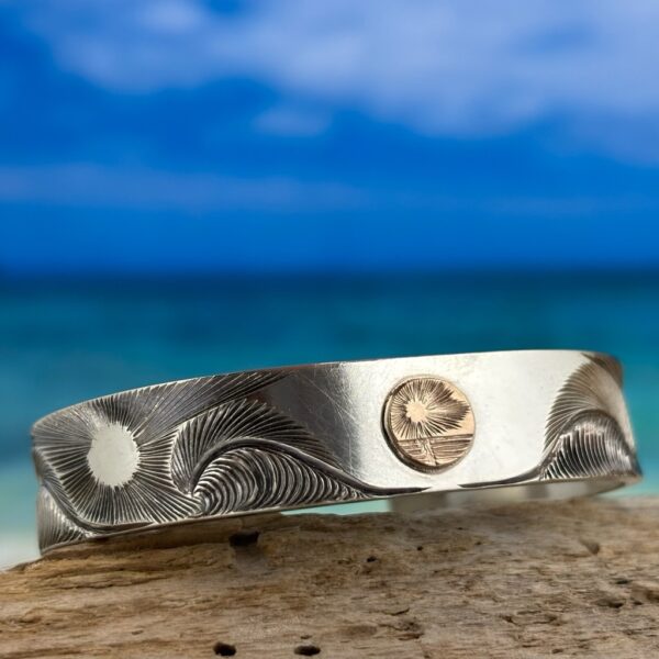 【夏季限定アイテム】K18PG KaiLaモチーフ12mm "The one Ocean"バングル - 画像 (17)