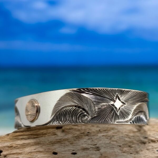 【夏季限定アイテム】K18PG KaiLaモチーフ12mm "The one Ocean"バングル - 画像 (20)