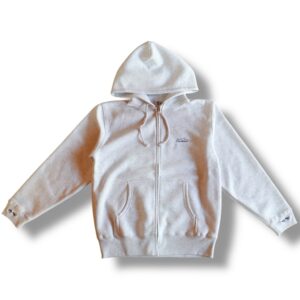 Kaiocean フーディ（アッシュ/10.0オンス/裏起毛/SV925ジッパープル）